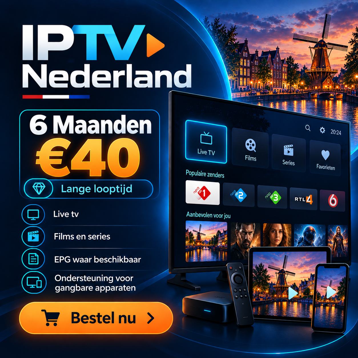 iptv nederland 6 maanden