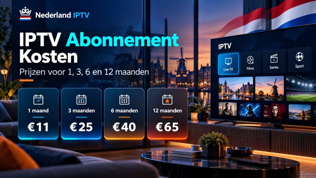 IPTV Abonnement Kosten 2026: Wat Kost IPTV in Nederland?